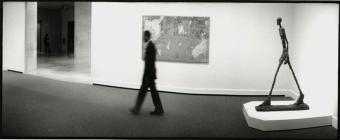 Museum Guard and Giacometti Museum Guard and Giacometti