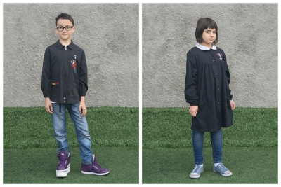 Judy Gelles: Fourth Grade Couple, Italy Public School, from the series Fourth Grade Project, 2015 Judy Gelles: Fourth Grade Couple, Italy Public School, from the series Fourth Grade Project, 2015