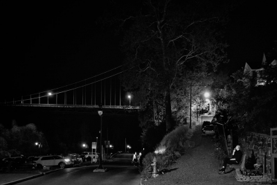 Ken Dreyfack: Smoker & Bridge, Kingston, NY, 2018, from the Mine: Kingston series Ken Dreyfack: Smoker & Bridge, Kingston, NY, 2018, from the Mine: Kingston series