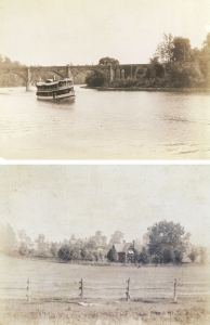 Unknown: Riverboat Lafayette on the Schuykill River / Mansion, Philadelphia, PA Unknown: Riverboat Lafayette on the Schuykill River / Mansion, Philadelphia, PA