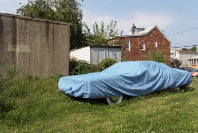 Edward Coppola: Blue-Covered Car, Staten Island Edward Coppola: Blue-Covered Car, Staten Island