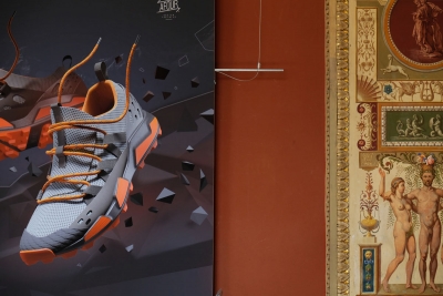 Joel Katz: Sneaker and Classical Mural, Art School, St. Petersburg, Russia Joel Katz: Sneaker and Classical Mural, Art School, St. Petersburg, Russia